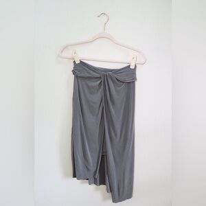 All Saints Grey Pencil Skirt